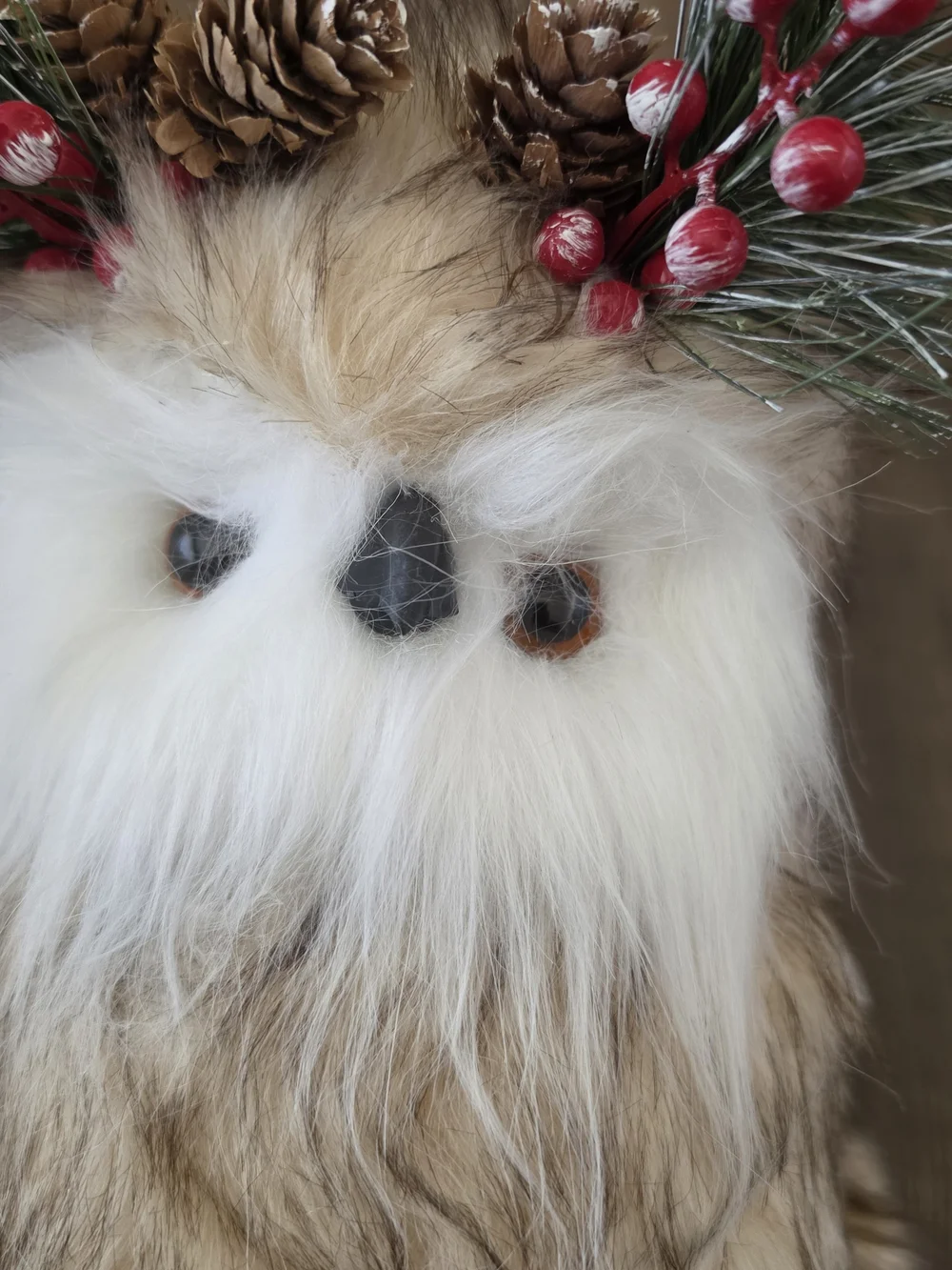 Holiday Time plush owl